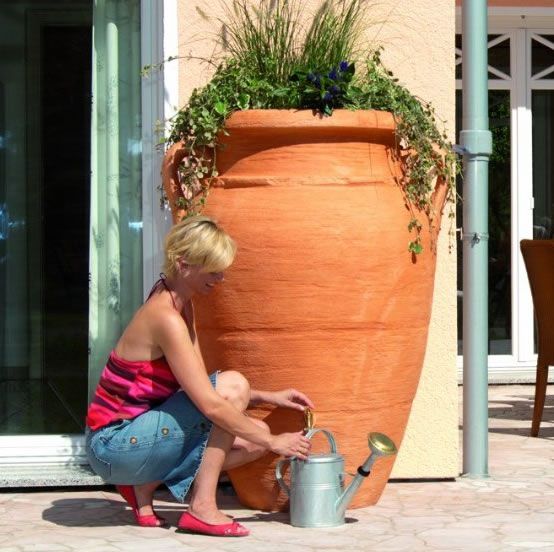 600L Antique Amphora Water Butt - Terracotta 600L Antique Amphora Water Butt - Terracotta